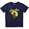 Johnny Cash Unisex T-Shirt: Walking Guitar (Small)