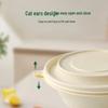 Zhilu Disposable Degradable Round Corn Starch Food Container with Lid