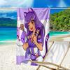 Ultra-Soft Beach Towel with Aphmau Theme,Ideal for Pool - Camping, Diving - Perfect Travel Essential, Vibrant Beach Towel.
