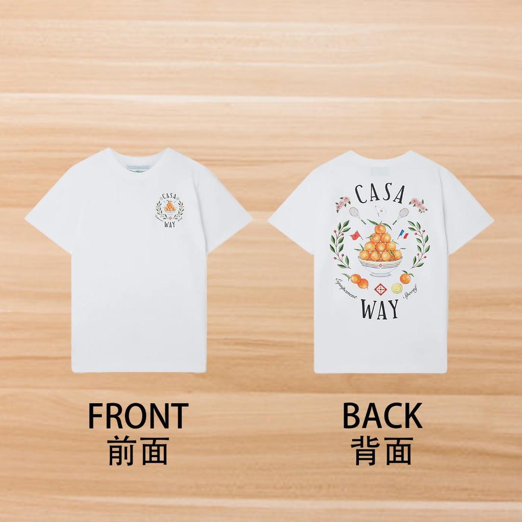 Cross-border foreign trade casablanca Casablanca short-sleeved American tide brand niche loose high street tide brand t-shirt