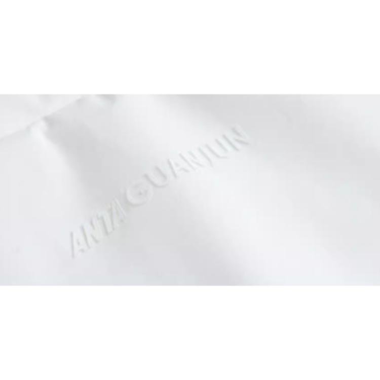 Anta Champion Серия Всепогодная Однотонный На молнии Воротник-стойка Удобный Дышащий Универсальный Повседневный Жилет Женский жилет Бумажно-белый 162510804-1