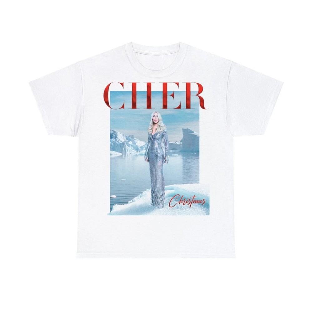 Cher Christmas Tee White Shirt Full size S-5XL Unisex HD959 Unisex T-Shirt