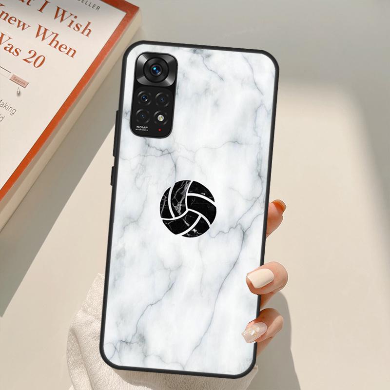 Волейбольный спорт для Redmi 10A 10C 9A 9C 9T K40 K50, чехол для игрового телефона Redmi Note 11S 10S 9S 9 10 11 Pro