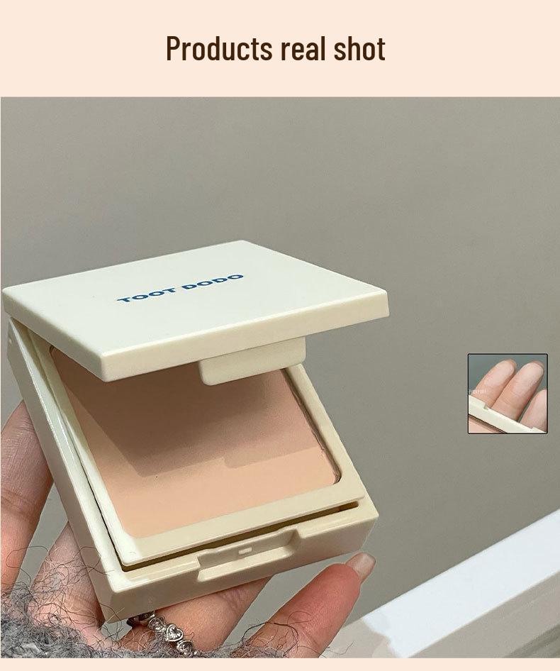 TOOTDODO Пудра-основа True Face Soft Bare Skin: Маскирующая, осветляющая, матирующая, стойкая фиксирующая пудра для контроля жирности.