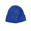 Stickman embroidery knitted hat women's autumn and winter warm ear protection bag head wool hat versatile face small cold hat