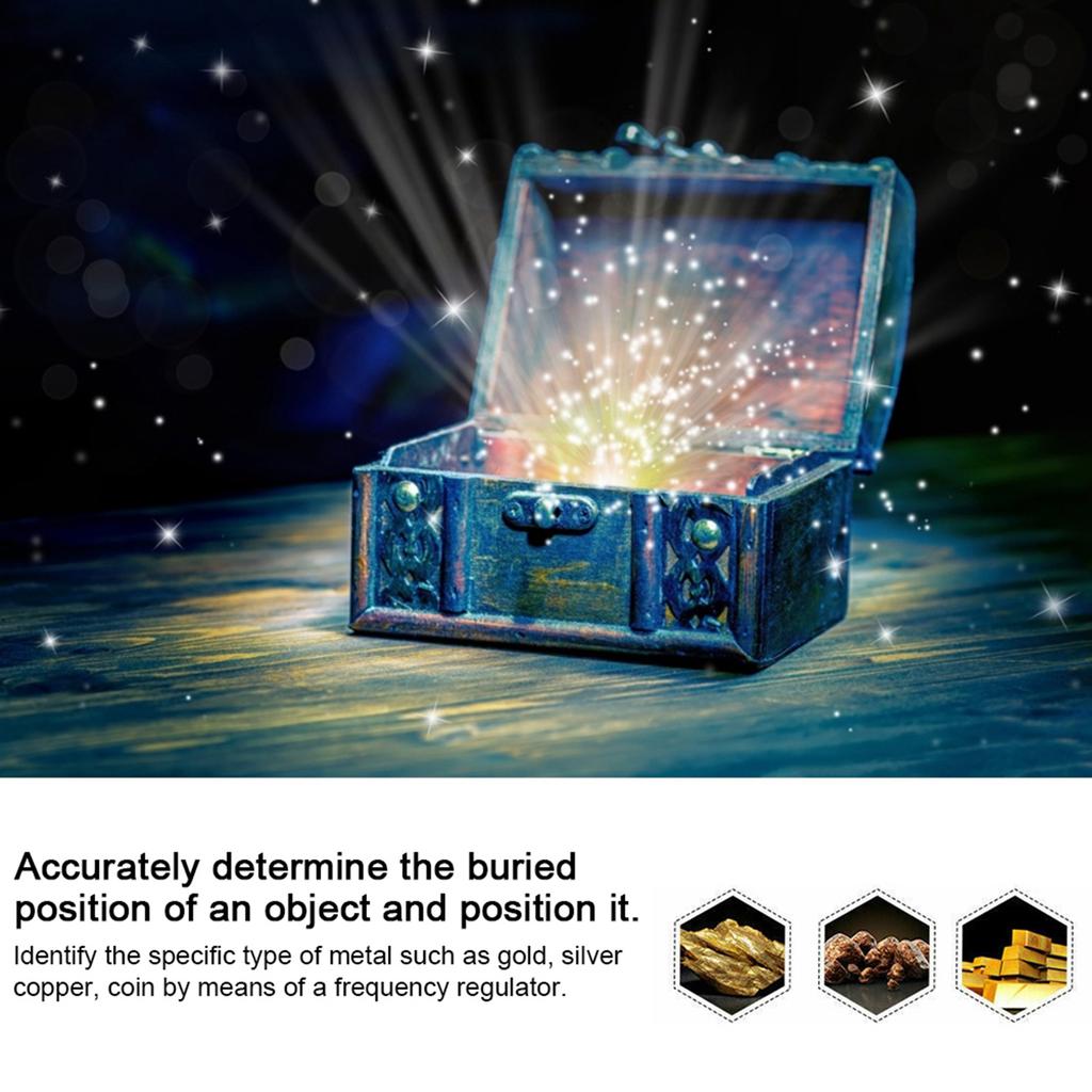 AKS перезаряжаемый металлоискатель локатор искатель сокровищ сканер 1400 метров