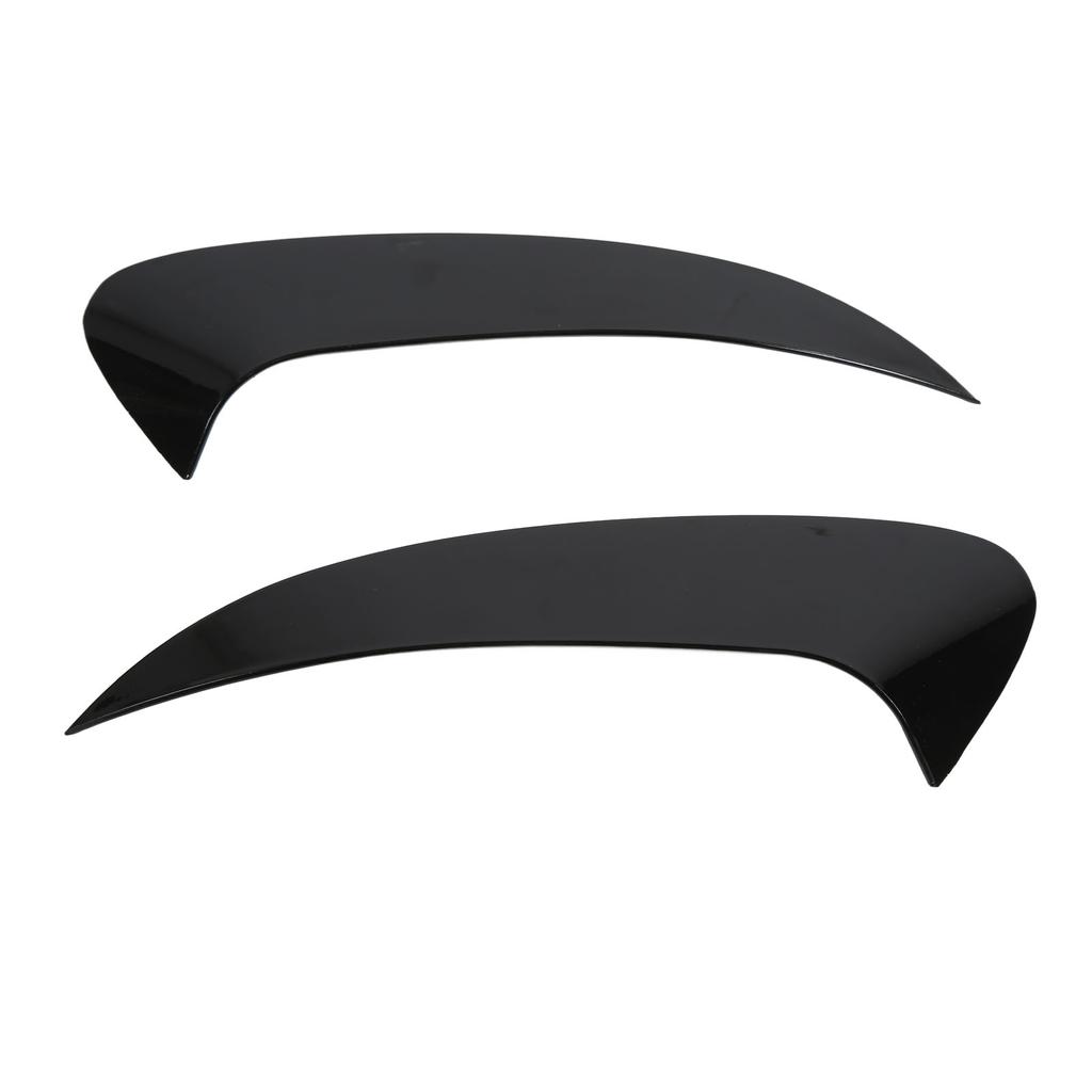 Rear Bumper Air Vent Spoiler Splitter Insert Cover Trim Glossy Black Replacement for Benz GLE Coupe C292 2015‑2019