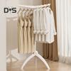 Складная вешалка для одежды с 3 штангами для подвешивания Высокая устойчивость Прочная несущая способность Простая установка Складная вешалка для брюк и пальто