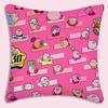 Hot Lovely KKirbies Pillow Covers Cartoon Sofa Decorative Home Doublesided Printing Short Plush Cute Cushion Cover