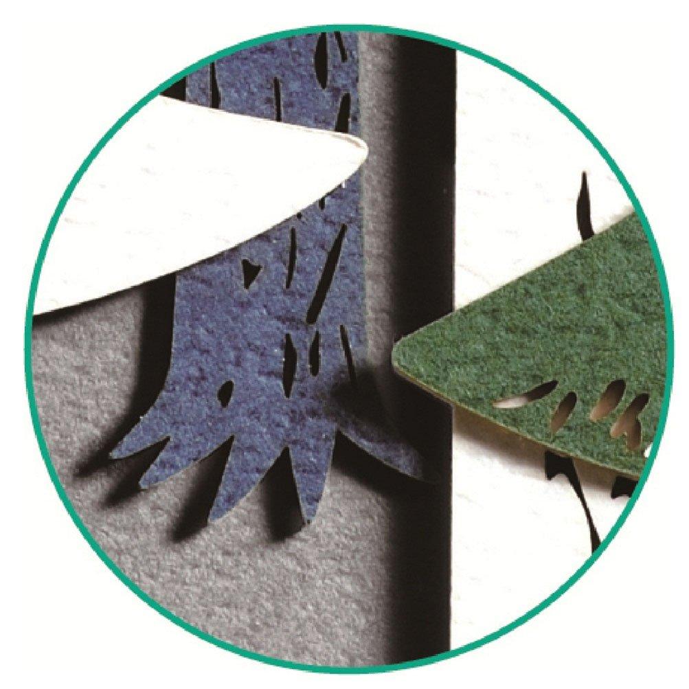 Gakken Staful Moomin A5 Ring Laser D15018 Notebook, GR,