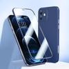 Ультратонкий чехол с полным покрытием на 360° для Iphone 12pro Max 13mini Conque, чехол для Iphone 11pro X Xr Xs Max 11 Pro, крышка из закаленного стекла