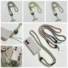 Weave Phone Lanyard Neck Rope with Patch Cell Phone Hanging Cord  Phone Case Accessories