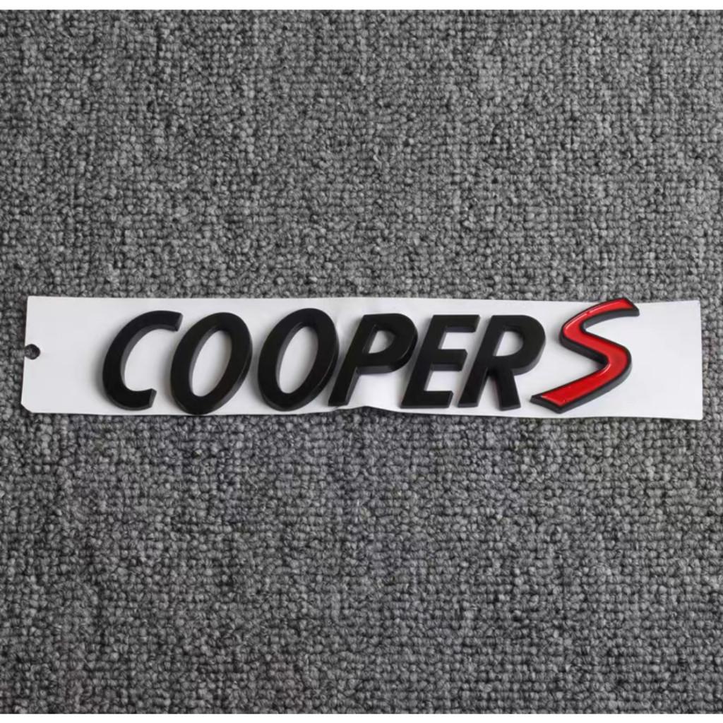 MINI COOPER 3D ABS Cooper S Car Logo Letter emblem Rear Tail Box Label Four-Wheel Drive Sticker For BMW MINI COOPER
