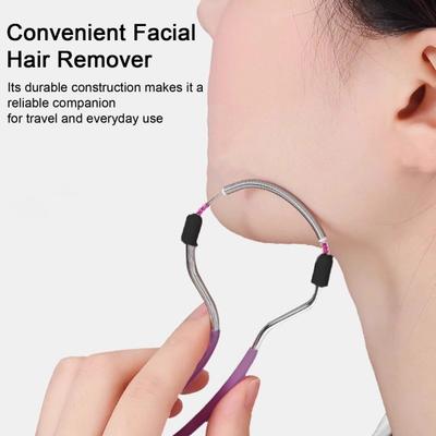 Удаление волос на лице ручной пружинный эпилятор для женщин инструмент для удаления волос на щеках шее верхней губе и подбородке