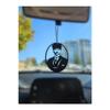 Car Rearview Mirror Ornament Metal Mustafa Kemal Ataturk Souvenir Auto Accessory