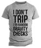 Мужская футболка 'Я не спотыкаюсь' Смешная Юмористическая Саркастичная Графическая Новинка