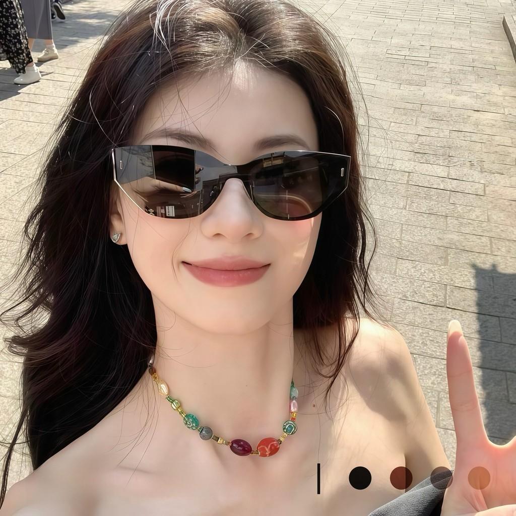 Cat Eye Sunglasses Women Fashion Uv400 Sun Protection For Travel And Party