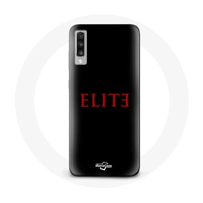 Case for Samsung Galaxy A70 Elite Season 5 Red Logo Black Background