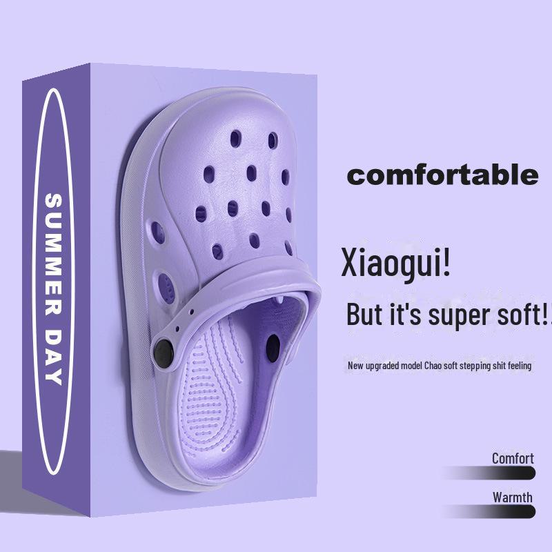 Женские летние сандалии с закрытым носком: Легкая, нескользящая, мягкая пляжная обувь для активного отдыха (Новая коллекция 2024 г.).