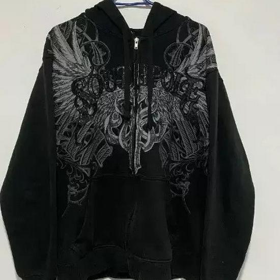 Худи на молнии с пользовательским черным четырехлистным клевером для подростков