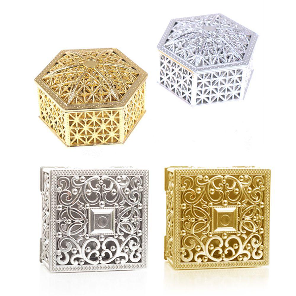 Подарок на вечеринку Полый Свадебный Пластиковый Прозрачный Органайзер для Мелочей Хранение Украшений Конфетница