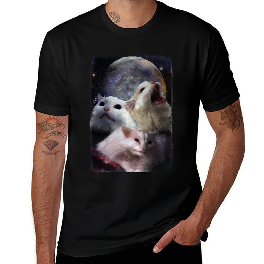 Triple Thurston Moon Cats Tshirt Lightweight Running Sports Tshirt