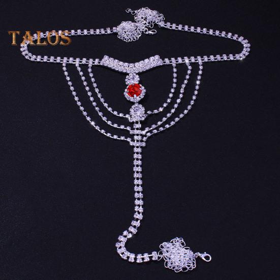 Цепочка для трусиков со стразами, регулируемая длина, короткая цепочка, ремешок со сверкающими стразами, сексуальная женская цепочка для тела, ювелирное украшение в подарок