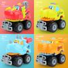 Cartoon Dinosaur Animal Inertia Car, Baby Fun Pull Back Project Fleet, Children'S Toy Car Combination