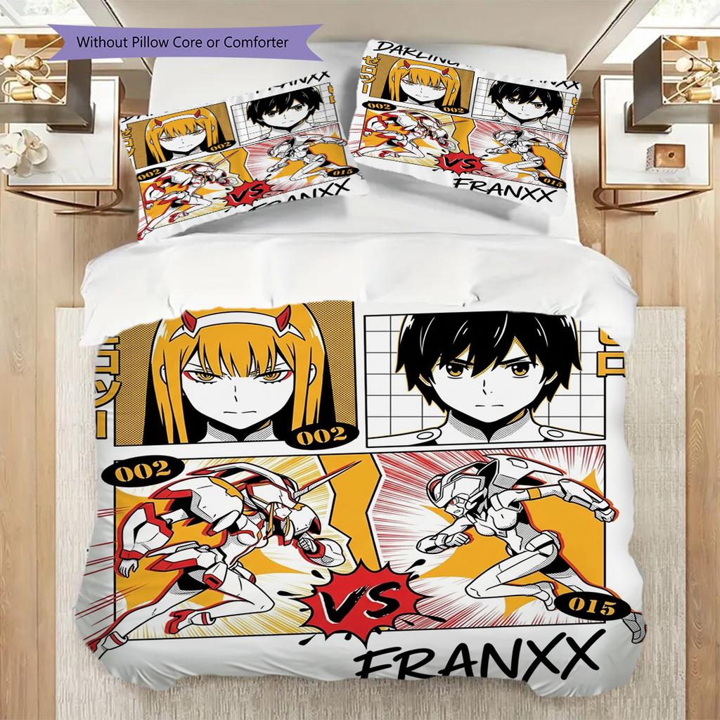 Cardcaptor Sakura Nice Fan Gift Patterned Pillowcase & Anime Duvet Cover Set Daily Use Bedroom Ornament -xia04