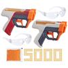 NERF Pro Gelfire Dual Wild 2 No Prime 5000 Gelfire 2 100 Round Integrated 2 Ages Pack, бластеры, огонь, патроны, бункеры, очки, 14+