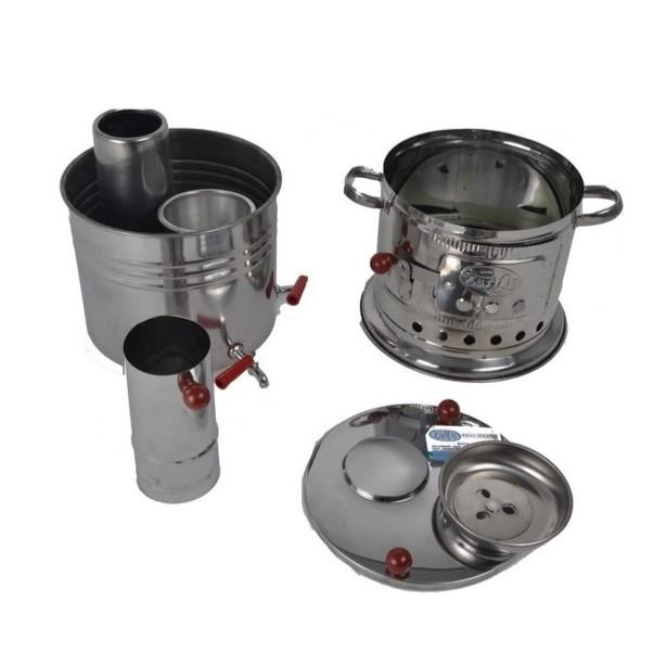 Самовар 3,5 л. Двойной кран