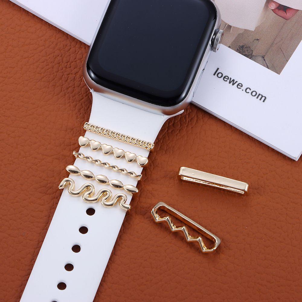 Creative Diamond Nails Strap Accessories Watch Band Ornament Wristbelt Charms Decorative Ring
