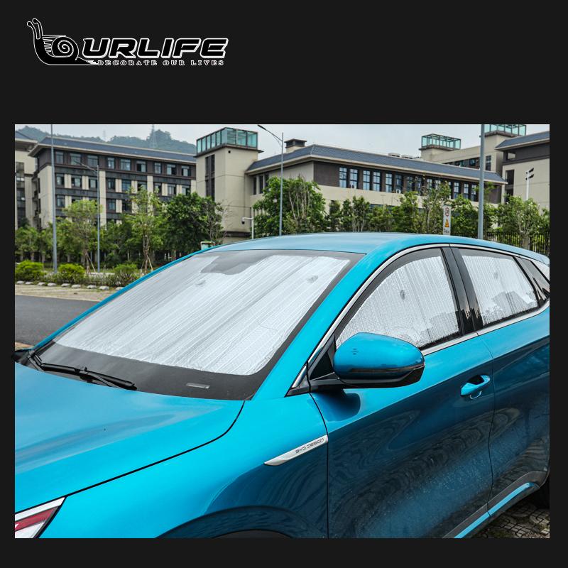 Для BYD ATTO 3 2022 2023 автомобильные солнцезащитные козырьки аксессуары для лобового стекла солнцезащитный козырек козырек передняя крышка анти