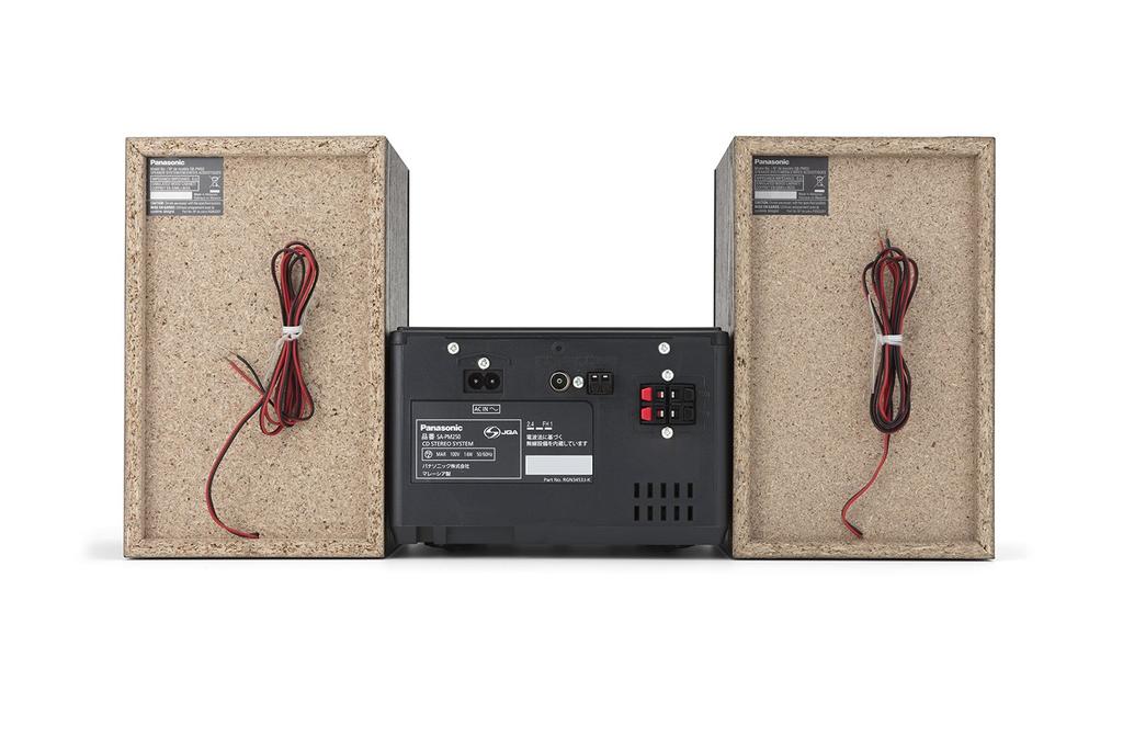 Panasonic Bluetooth CD стереосистема Silver SC-PM250-S