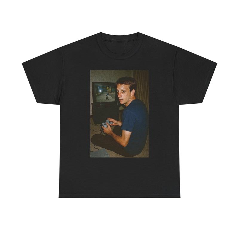 Tony Hawk Graphic Unisex T-shirt Vintage Video Game Funny Unisex Heavy Cotton Tee Graphic Tee