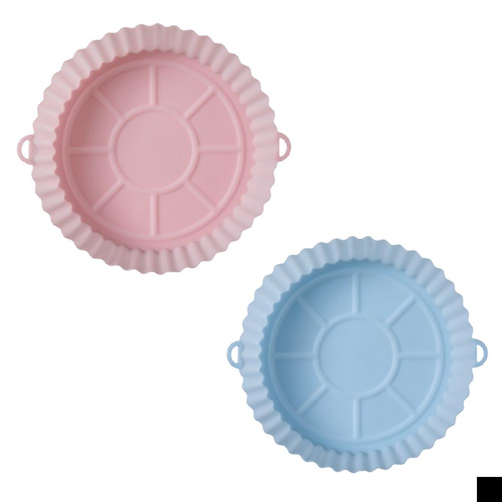Air Fryer Silicone Pot Multifunctional Air Fryer Basket Liners Air Fryers Oven Tools For Bread Fried Chicken Pizza