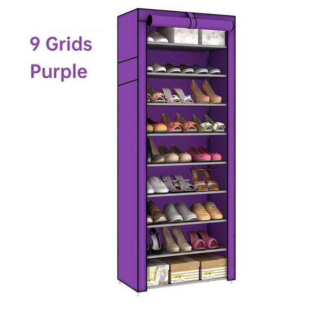 Multi-ayer Shoe Rack Removable Storage Shelf Space-saving Shoe Modern Shoes Organizer Stand Holder Home Furniture Shoe Cabinet