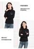 Spring Simple and Comfortable Shirt with Versatile Style, Folding Waist and Slimming Women's Top