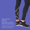 2XU Two Times You MCS Run компрессионные леггинсы всесезонные черные спортивные длинные леггинсы для бега трусцой тренажерного зала фитнеса компрессионная поддержка MA5305B