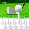 Rubber Golf Tees with Stable Base Wear Resistant Compact Size Lightweight Portable Golf Tees Outdoor Golf Practice Tool