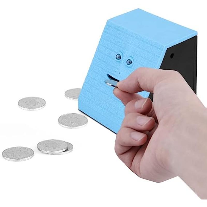 Новинка Face Bank Coin Eating Savings Bank Kids Money Saving Collection Piggy Bank Money Coin Saving Bank for Children Toys Gift
