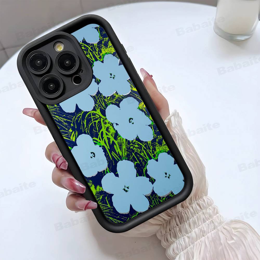 Чехол для телефона с рисунком Энди Уорхола для IPhone 17 16 15 14 13 12 11 Pro Max Mini Plus Мягкая задняя крышка из ТПУ