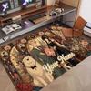 Custom Name Crystal Velvet Rug,Spy × Family Comfortable Anti Slip Floor Mat For Room Decoration