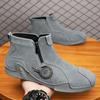 Men's Leather Shoes Casual Sneakers Plus Size 39-46