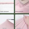 Solid Color Sun Protection Clothing Long Sleeve Ice Silk Cape Long Sleeve Crop Top  Sun Protection