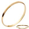 [J9367] - Gold Plated Bracelet 'Demi-Jonc' 62 Mm 5 Mm
