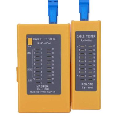 Цифровой кабель HDMI Fosa Портативный тестер кабелей RJ45 Трассировщик Тестер высокой четкости,