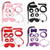 Sexy Leather BDSM Kits Plush Sex Bondage Gear Handcuffs Sex Games Whip Gag Adult Toys Exotic Accessories Sex Toys For Couples