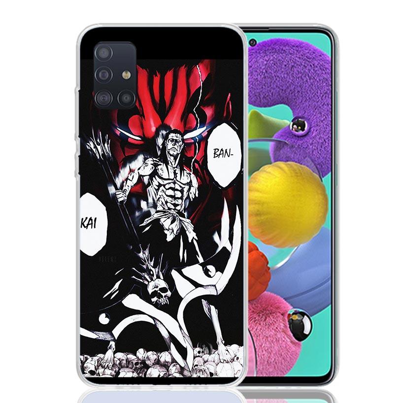 Чехол для телефона Bleach с Кемпачи Зараки для Samsung Galaxy A52 A32 A22 A12 A02S A50S A30S A51 A31 AA71 Note 20 Ultra 10 S10 Plus Galax