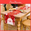 Праздничная Рождественская дорожка на стол с красно-зеленым клетчатым принтом и снеговиком для праздничного декора